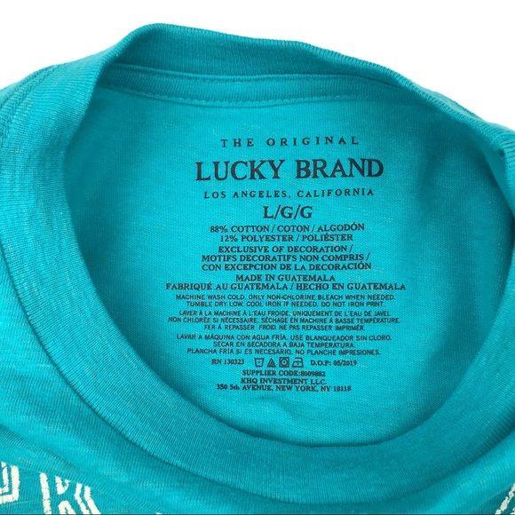 LUCKY BRAND Live Free Tee Graphic Skate T-Shirt - Picture 7 of 9